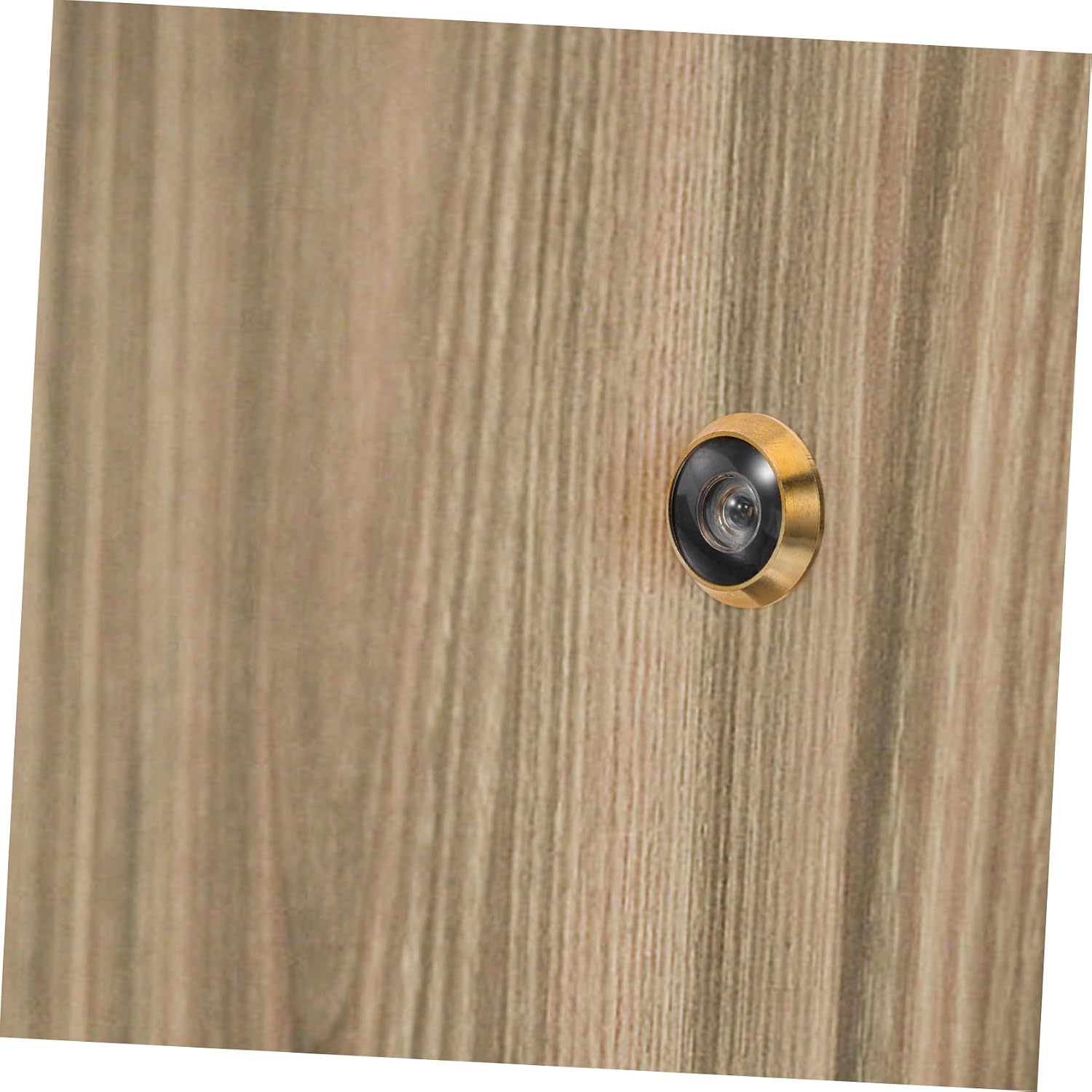 Copper Door Viewer 200-Degree Adjustable Peephole Privacy Cover for Hotels and Apartments Enhanced Security and Anti-Prying Design