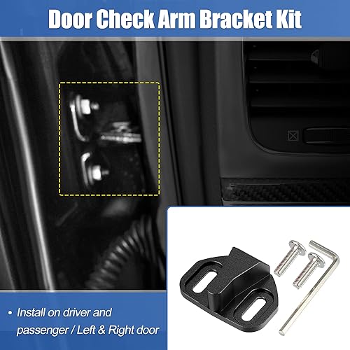 Miniatura 10 de X AUTOHAUX Hebilla de bloqueo de puerta trasera para Toyota FJ Cruiser 2007-2021 para Toyota FJ Cruiser 2007-2021 Prado 120 150 RAV4 2006-2012 para