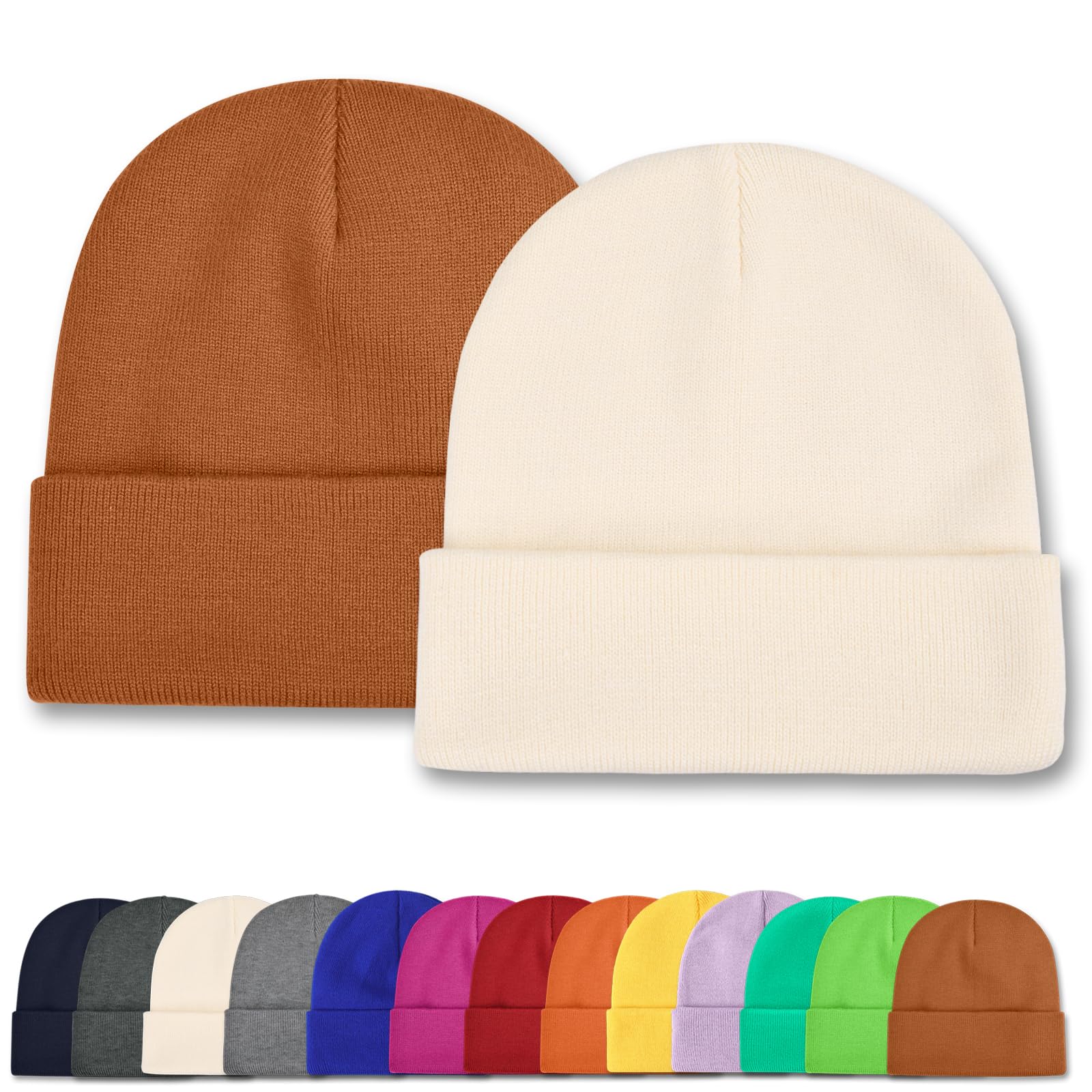 ZOORON Toddler Beanie Baby Beanies for Boys Girls Kids Winter Hats Children Knit Warm Caps 0-12years