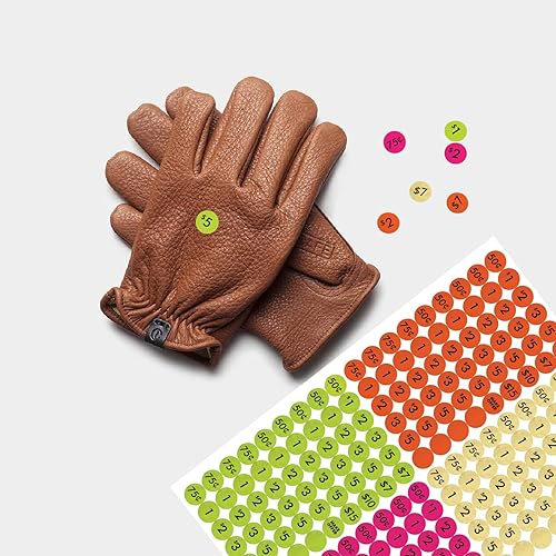 Miniatura 4 de Adhesivo de precio de venta de garaje, 2 hojas A4, 432 unidades, 23 pulgadas, calcomanías adhesivas, venta de patio, mercado de pulgas, etiqueta de