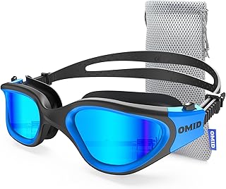 OMID - gafas de natación, cómodas gafas de natación polarizadas para adultos