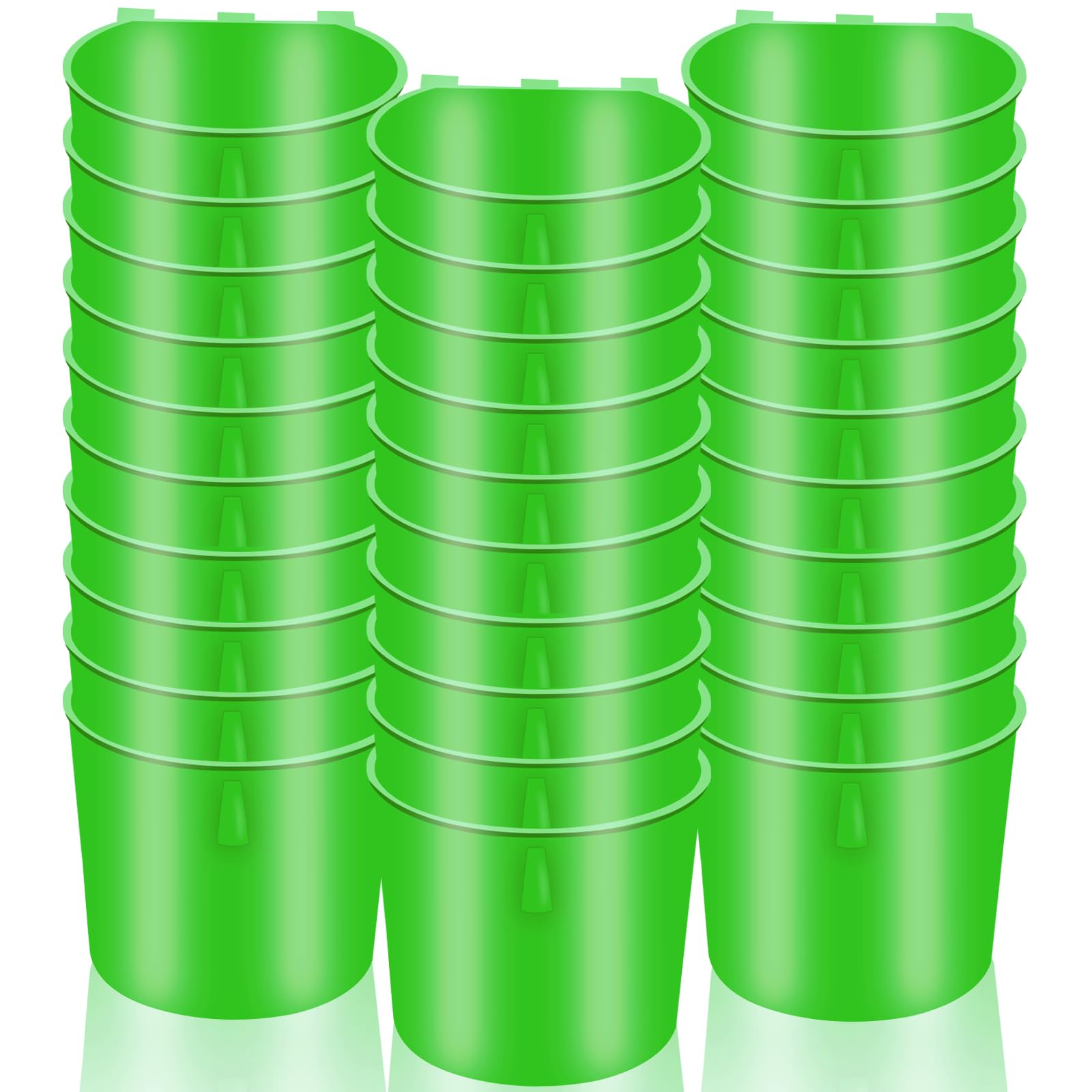 MdakeGo 30 Pcs Chicken Coop Feeder Water Cup - feeding and watering supplies pet | Mubboo