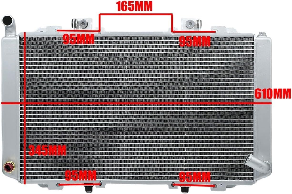 に適合 冷却ラジエーター Assy Hisun 1000CC UTV ストライク HS1000UTV P3110011926A000