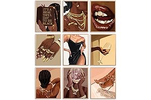 Elegend Black Woman Wall Art