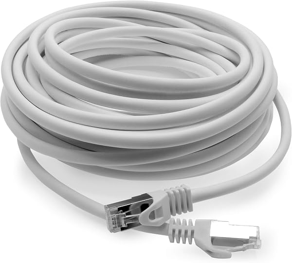 1aTTack.de 1,0m - weiss - 10 Stück CAT.7 Netzwerkkabel Patchkabel SFTP PIMF LSZH Gigabit Lan Kabel 10Gb s cat7 Rohkabel mitRJ45 Stecker Cat6a kompatibel zu CAT5 CAT6 cat7 cat8 - 4