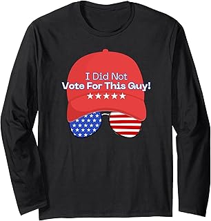 Voting Attire, Wrong Candidate, Funny Voters Attire Long Sleeve T-Shirt