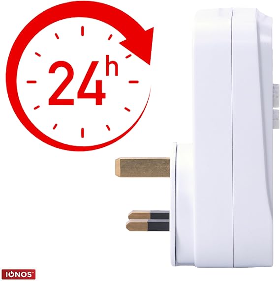 Status: IONOS Timer Switch | 7 Day Digital Timer Light Switch | White UK Plug | ION7DDT10 | Digital