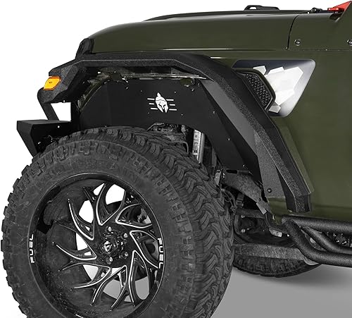 Miniatura 4 de u-Box Gladiator - Protector interior para guardabarros, 4 piezas Spartan para rueda delantera y trasera, kit de protección de barro para Jeep