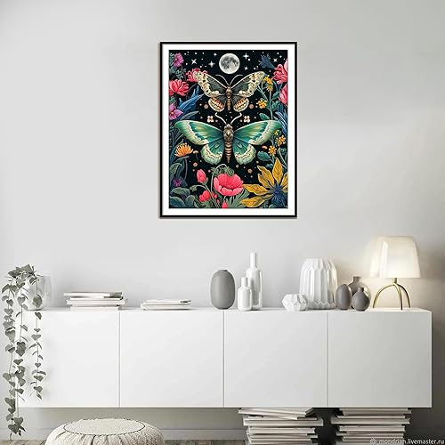 Miniatura 10 de FILASLFT Kits de pintura de diamantes pintura de diamante para adultos pintura de diamante completo con paisaje de luna pintura decorativa de