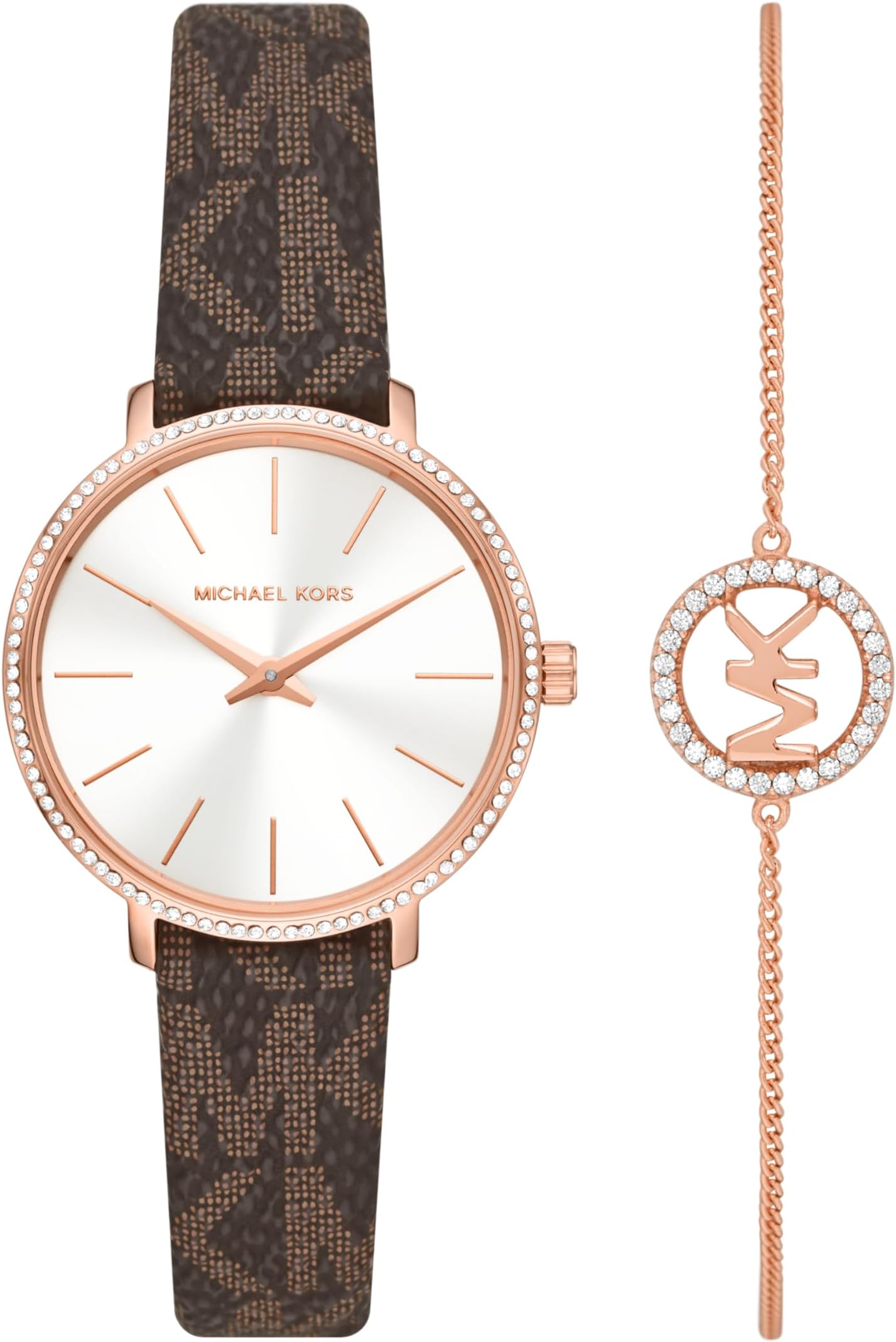 Michael Kors Pyper Mini Women's Watch, Stainless Steel Watch for Women with Steel, Leather, or Silicone Band