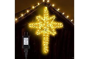 3-Pack Lighted Outdoor Nativity Star with 288 LEDs