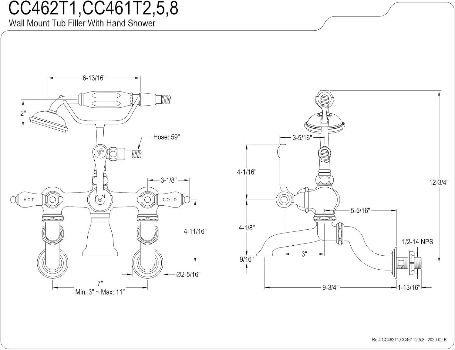 Authеntіс Crаzу Dеаlѕ Kingston Brass CC461T5 Vintage Clawfoot Tub Faucet, 7-Inch Adjustable Center, Oil Rubbed Bronze Bеѕt Cуbеr Dеаlѕ 🔥 Kingston Brass CC461T5 Vintage Clawfoot Tub Faucet, 7-Inch Adjustable Center, Oil Rubbed Bronze