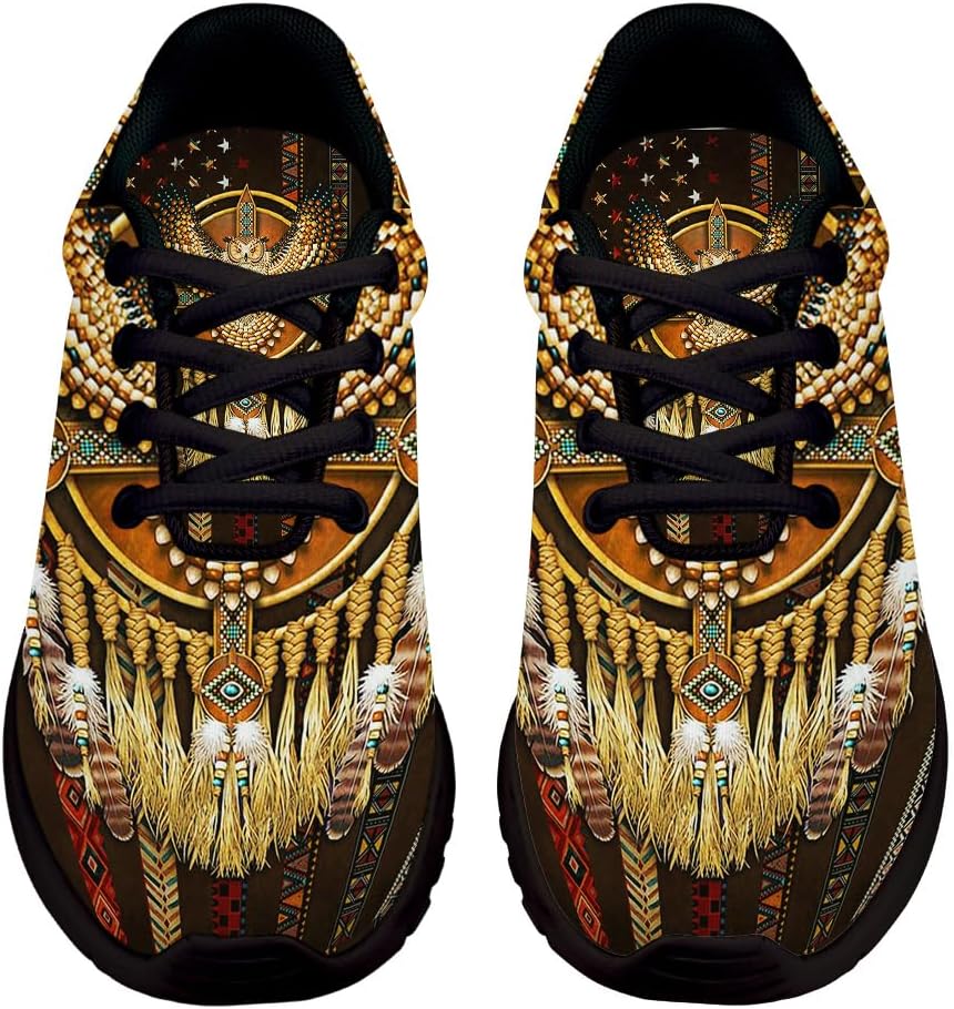 Native American Flag Eagle Shoes for Women Men Trail Running Casual Fashion Sneakers Slip-on Tennis Shoes - Image 2