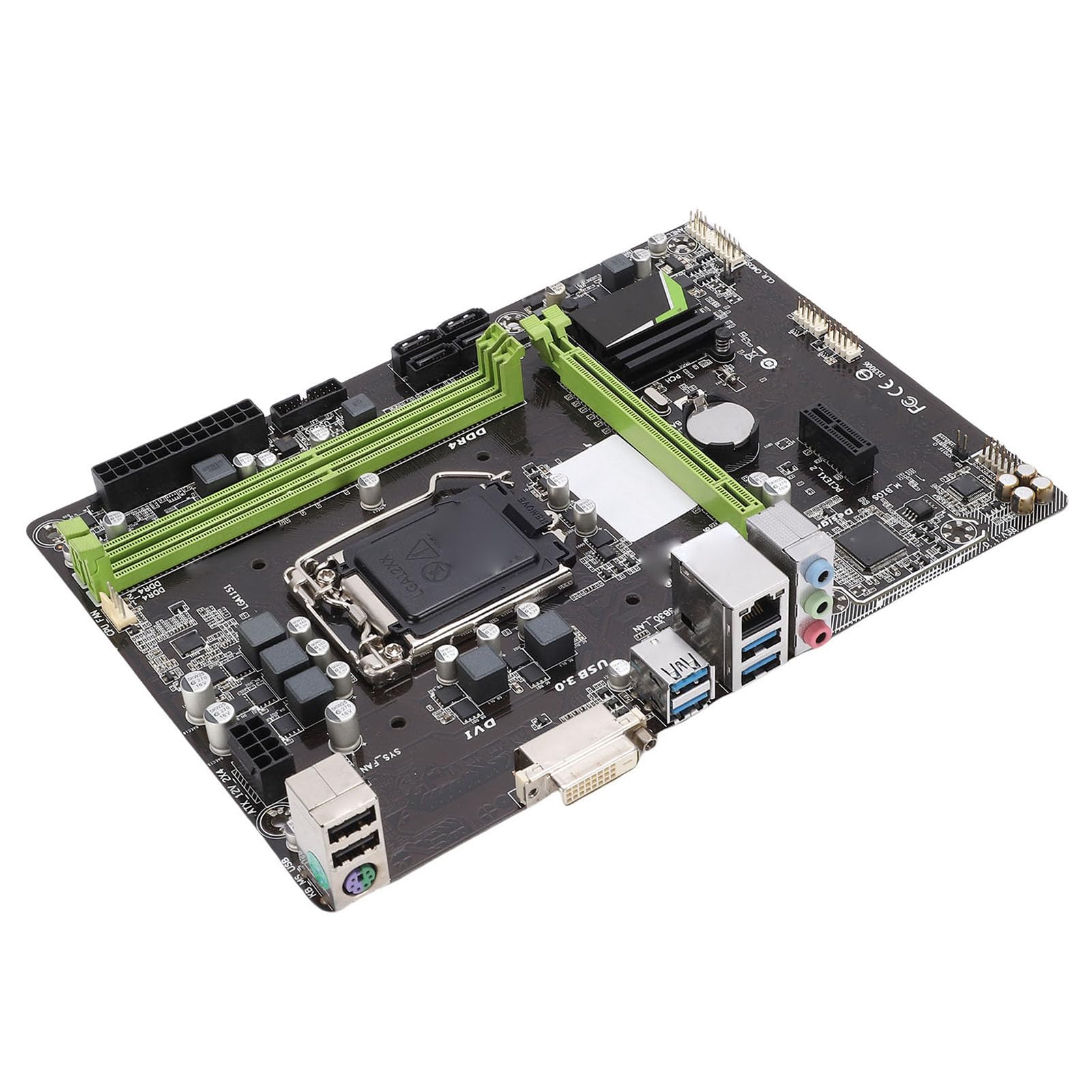 Elprico Scheda Madre Micro ATX, LGA 1151, DDR4 Fino a 2133 MHz, Supporto Processori Core I7 I5 I3 di Sesta e Settima Generazione, Scheda Madre PC con 6 Porte USB 3.0 e 6 Porte USB 2.0