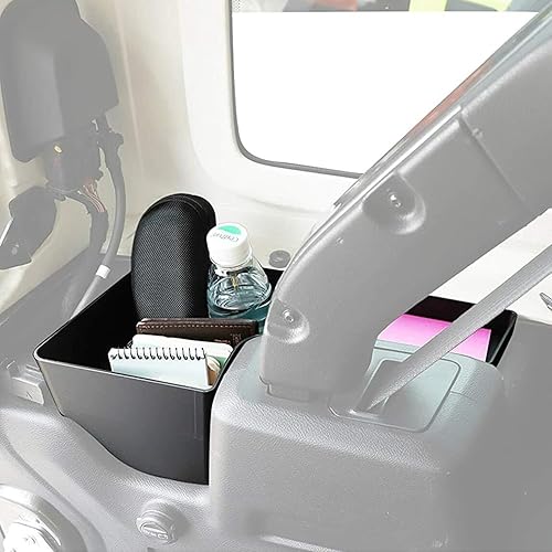 Miniatura 6 de YOCTM Caja de Almacenamiento para Pasaruedas, Organizador de Maletero Trasero, Bandeja de Carga Compatible con Jeep Wrangler JL JLU Rubicon Sport