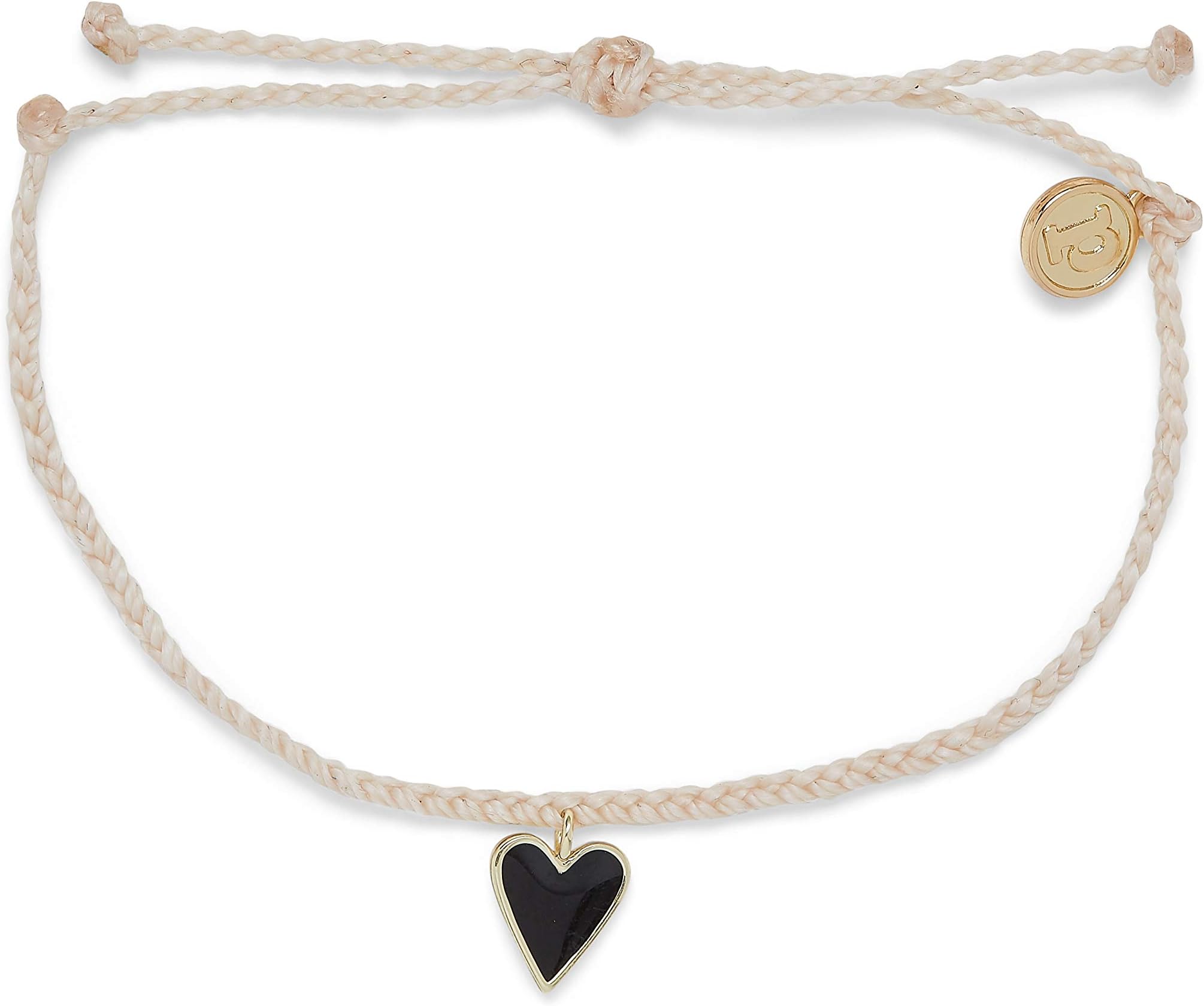 Pura VidaGold or Silver or Rose Gold Petite Heart Bracelet - Waterproof Band
