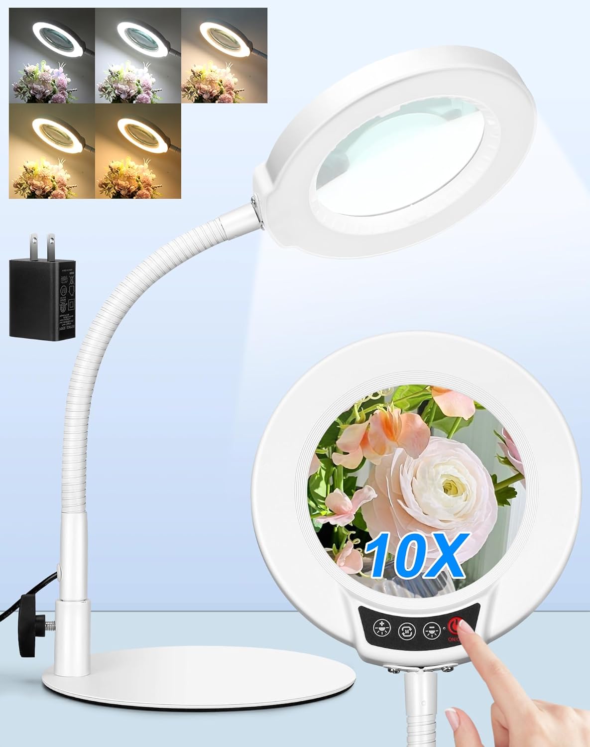 Magnifying Glass with Light and...