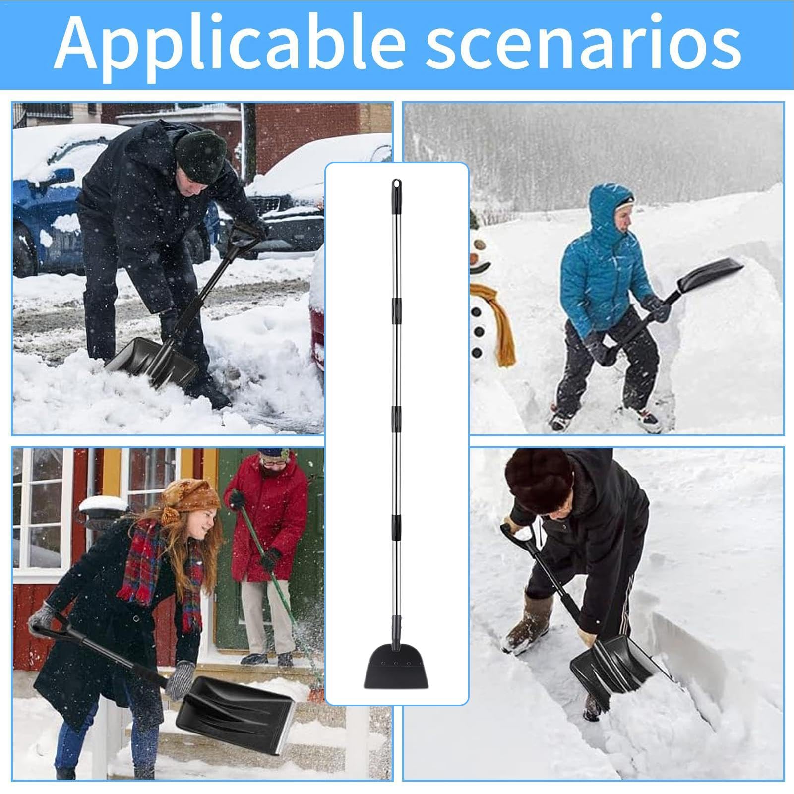 Schneeschaufel - Und Schneeräumer Mit Langstiel