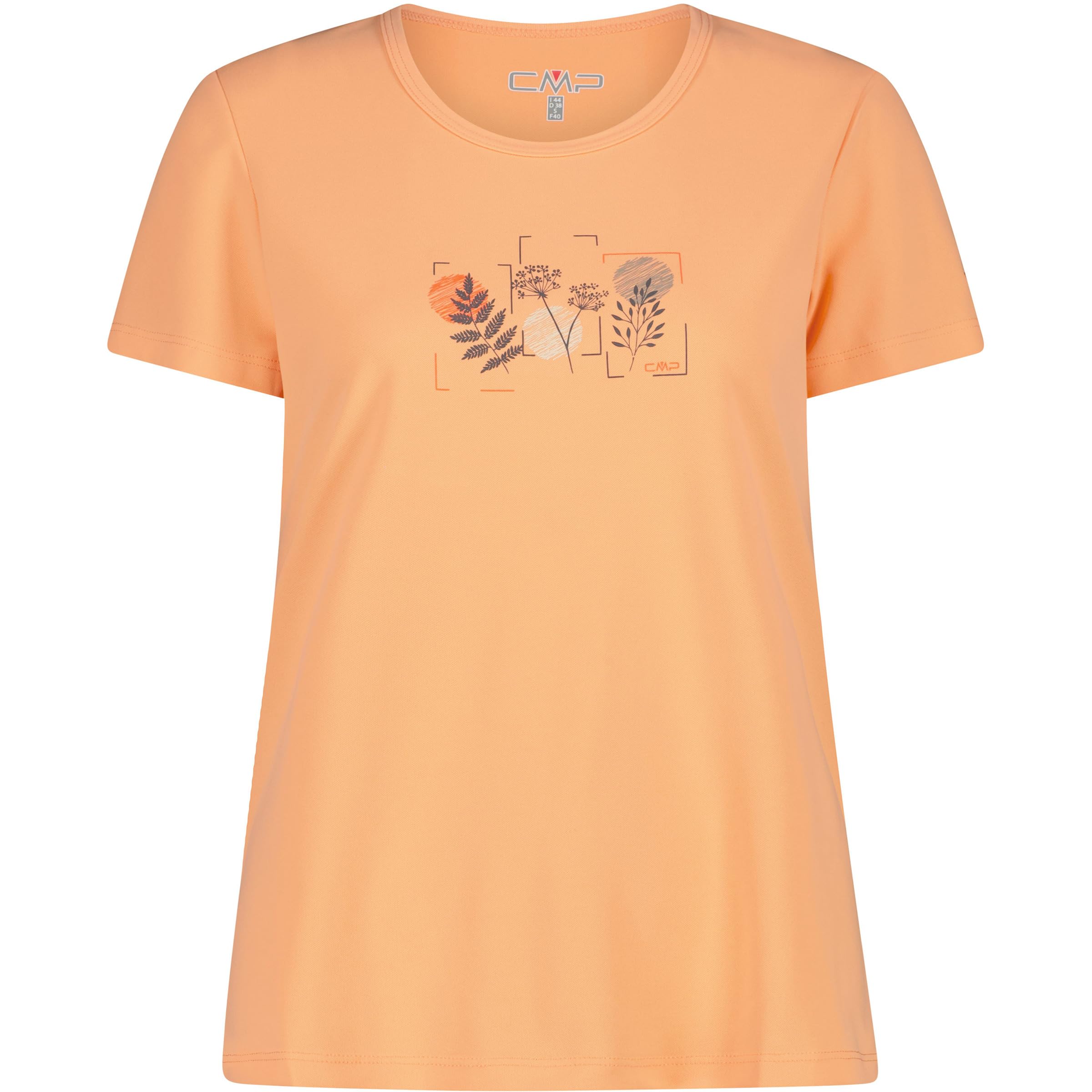 Cmp Damen Salmone T-Shirt, Lachsrosa, 48 Eu