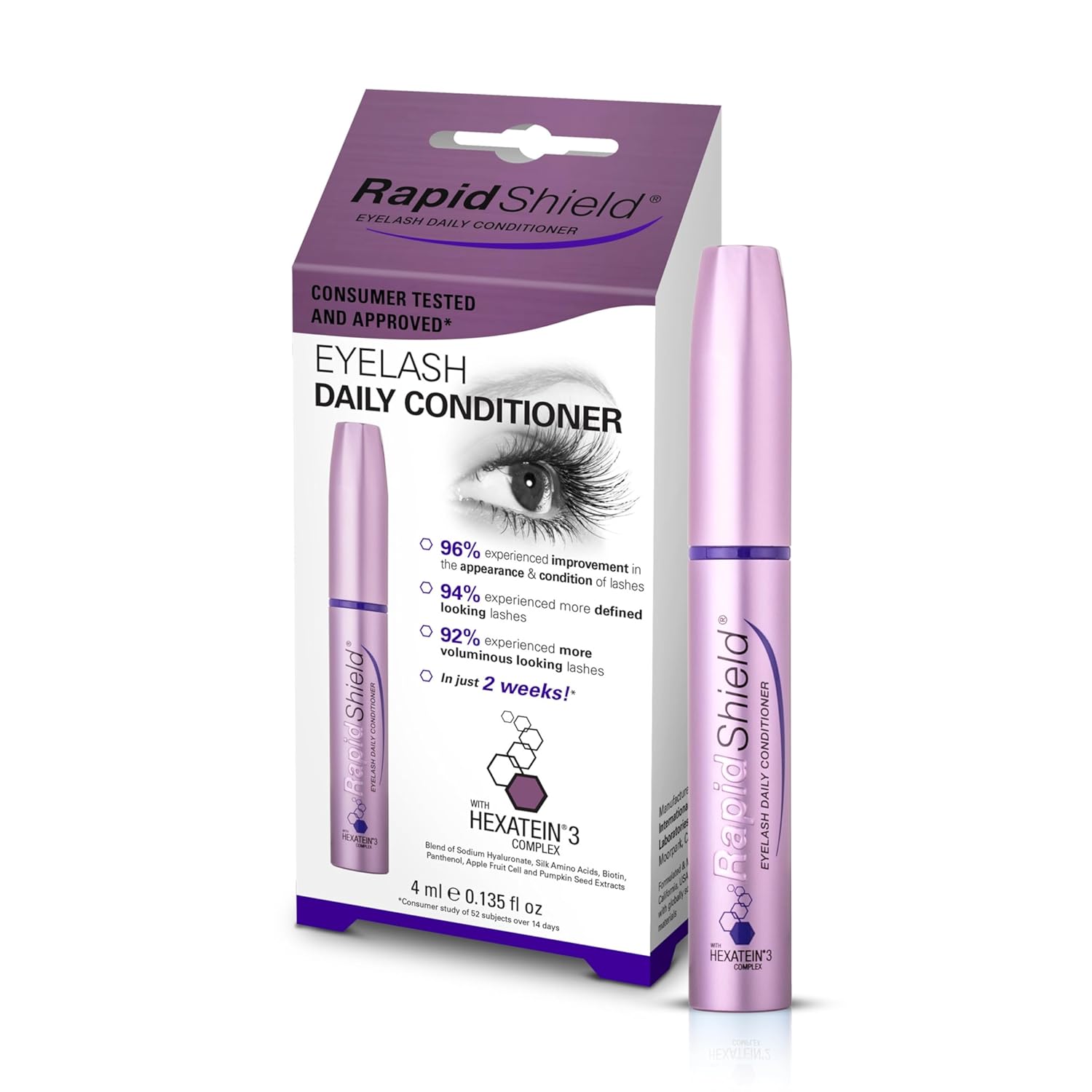Eyelash Daily Conditioner – Lash Conditioner and Eyelash Serum Primer for Elements Daily Shield, Amplifying the Look of Natural Volume and Definition with Hexatein 3 Complex – 4 mL - Image 6
