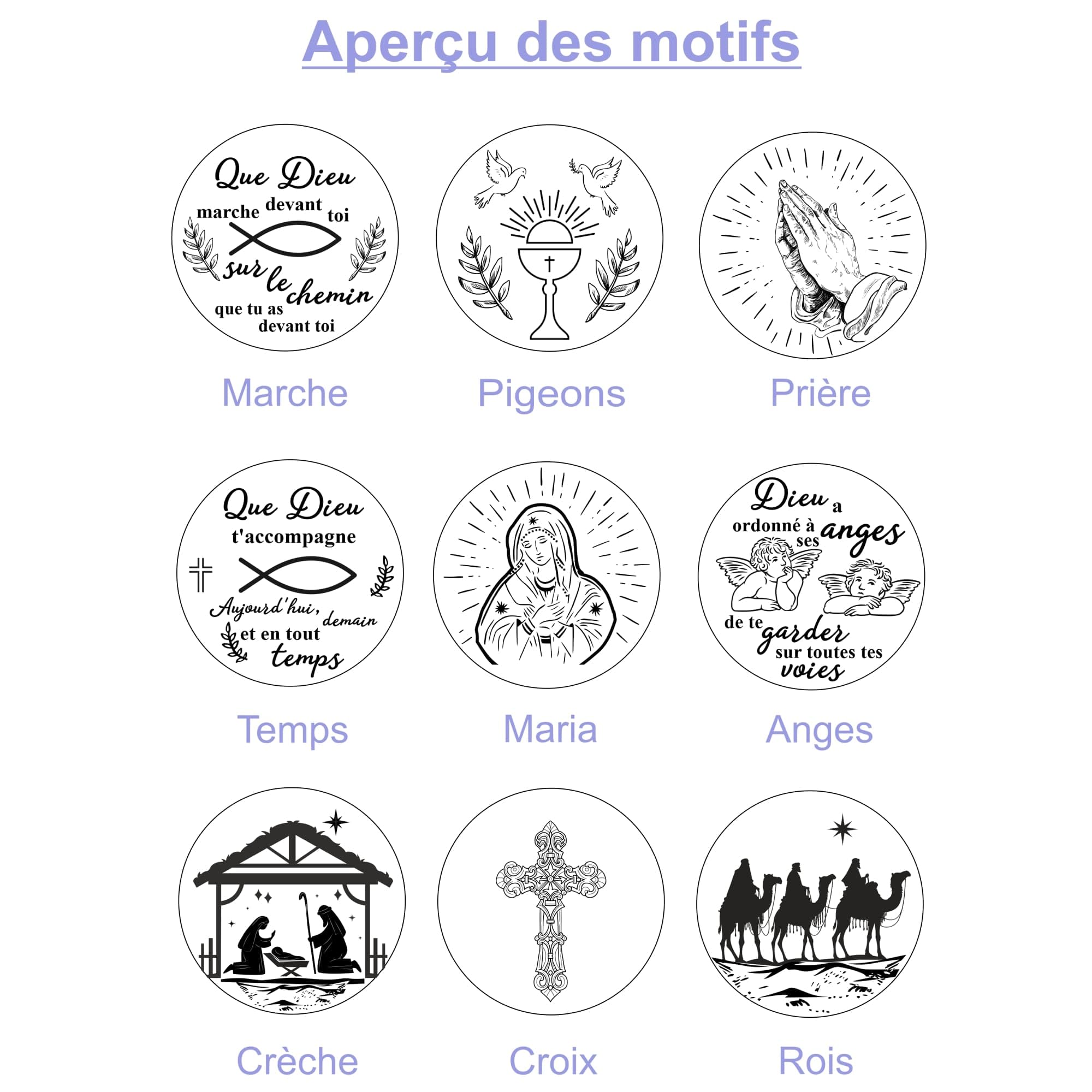 Boussole personnalisée avec gravure motif d'église et texte au choix - Excellente idée cadeau pour baptême, communion, confirmation, confirmation