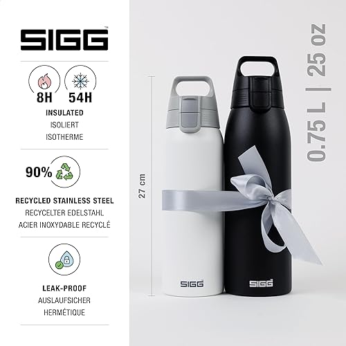 Miniatura 10 de SIGG - Botella de agua aislada - Shield Therm Opti Yellow - Adecuado para bebidas carbonatadas - A prueba de fugas - Apta para lavavajillas - Sin