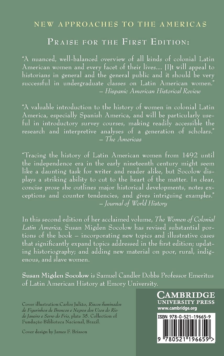 The Women of Colonial Latin America (New Approaches to the Americas)