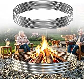 Fire Pit Ring for Outside Wood Burning