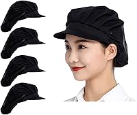 Vista 1 de 1pc4pcs Chef Hats-Kitchen Baker Cooking Hair Nets Food Service Caps para adultos