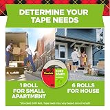 Scotch Sure Start Shipping Packaging Tape, 1.88" x 54.6 yd, Designed for Packing, Shipping and Mailing, Quiet Unwind, No Splitting or Tearing, 3" Core, Clear, 1 Roll (345) – view 5
