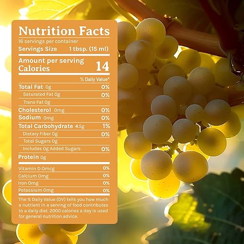 Miniatura 2 de De La Rosa - Vinagre balsámico blanco orgánico, envejecido en barricas de madera españolas, Kosher para Pascua, vegano y sin gluten, ideal para