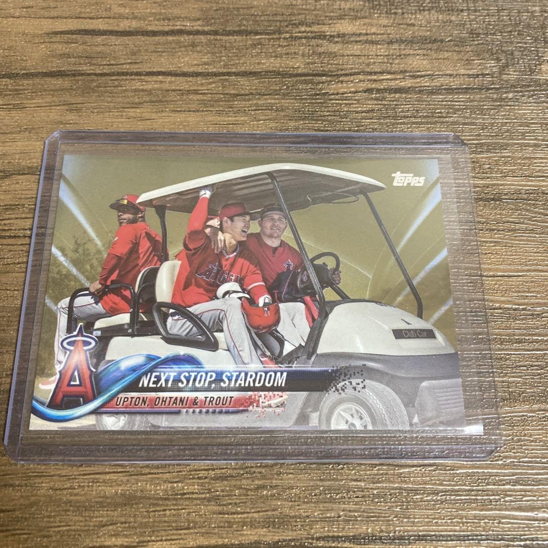 Amazon.co.jp: 2018 TOPPS 大谷翔平 マイクトラウト RCカード GOLD 