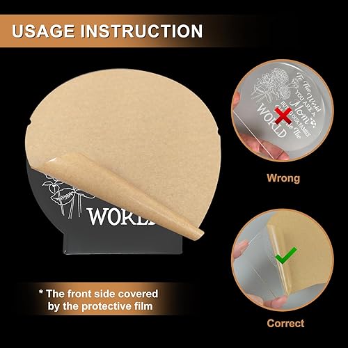 Miniatura 6 de Precioso regalo de cumpleaños para madre de hija e hijo, luz nocturna para mamá, decoración de habitación para mamá (paquete de 1)