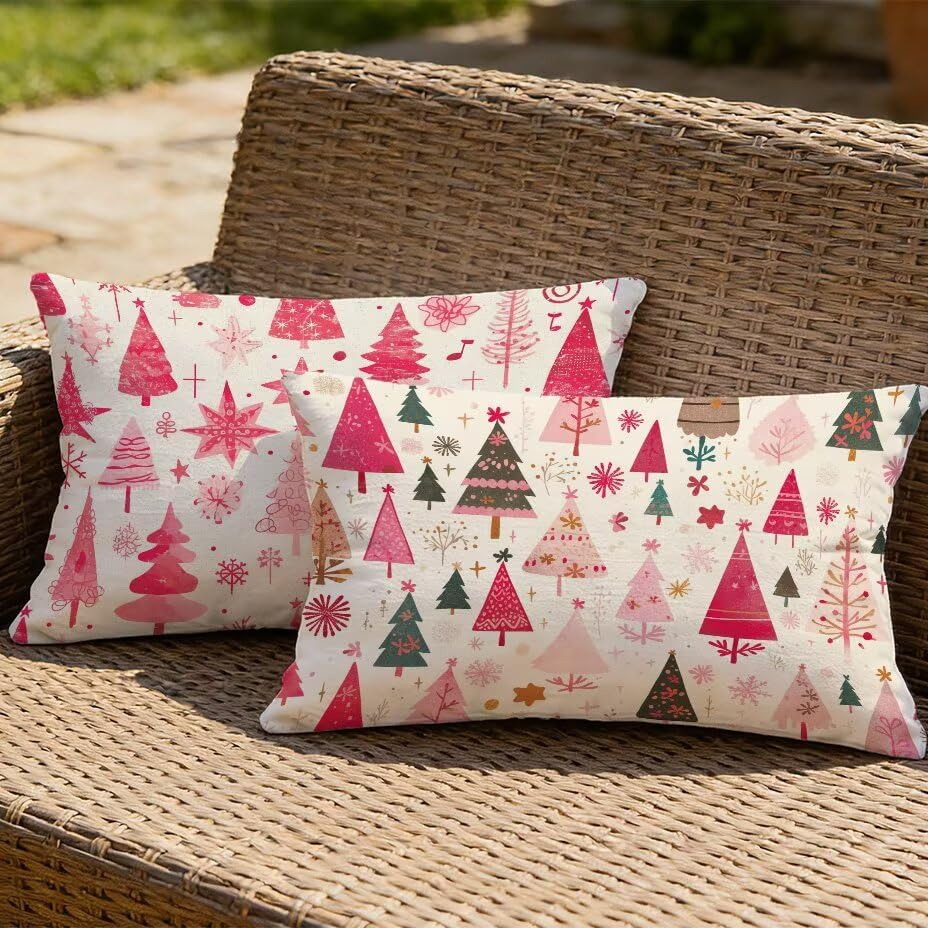 Housses de coussin de jardin 40x80 étanches et anti-décoloration soleil