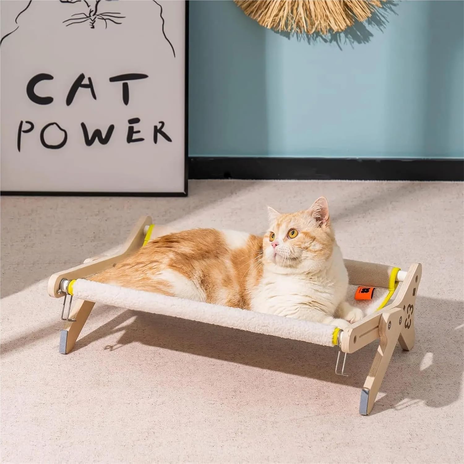 Cat Window Perch Cat Window Hammock Seat for Indoor Cats Sturdy Adjustable Strong and Stable Cat Bed Provides Full Sunbathing Space Washable Holds 40 lbs(Grey)