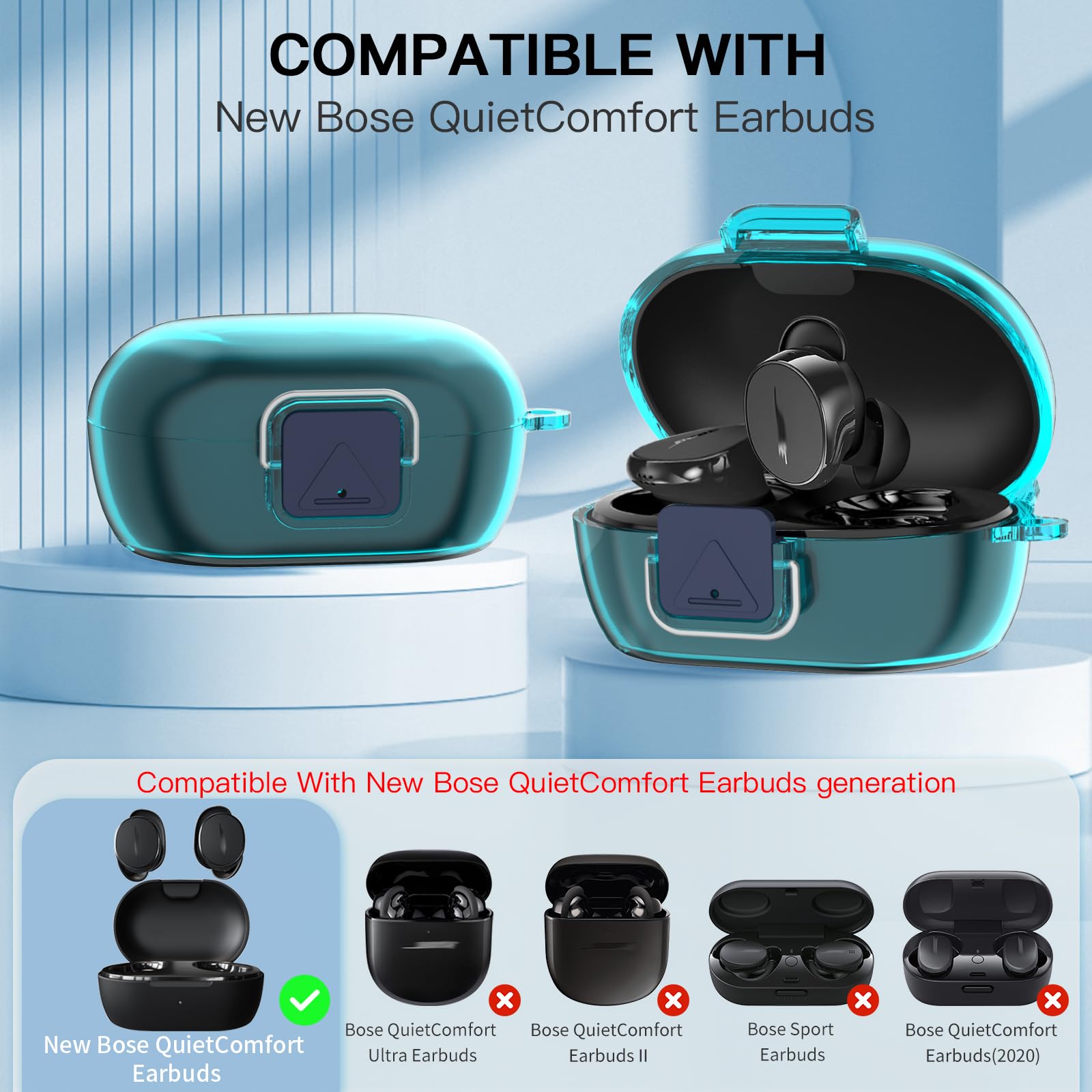 Amazon.com: Secure Lock Case for New Bose QuietComfort Earbuds