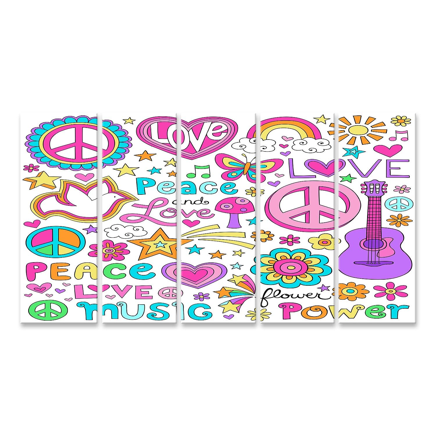 Carnet de notes gribouillage vecteur islandburner imprimé sur toile de qualité
