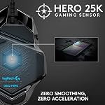 Logitech G502 Hero High Performance Wired Gaming Mouse, Hero 25K Sensor, 25,600 DPI, RGB, Adjustable Weights, 11 Programmable Buttons, On-Board Memory, PC/Mac, Black