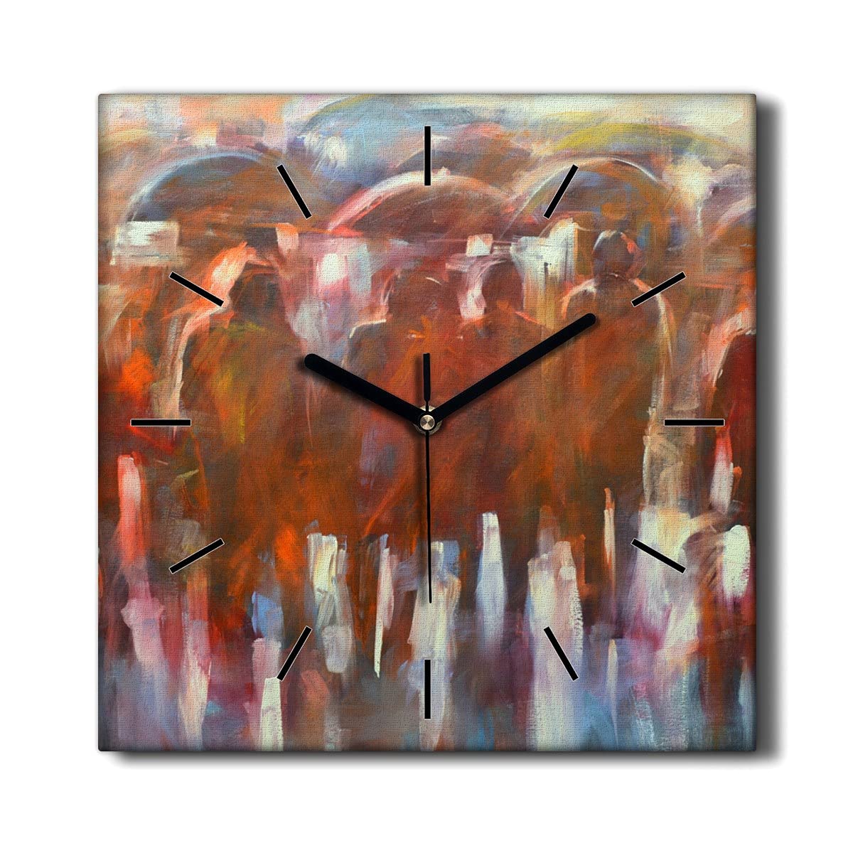 Horloge sur Toile silencieuse pour rompre le bruit du tic-tac au salon