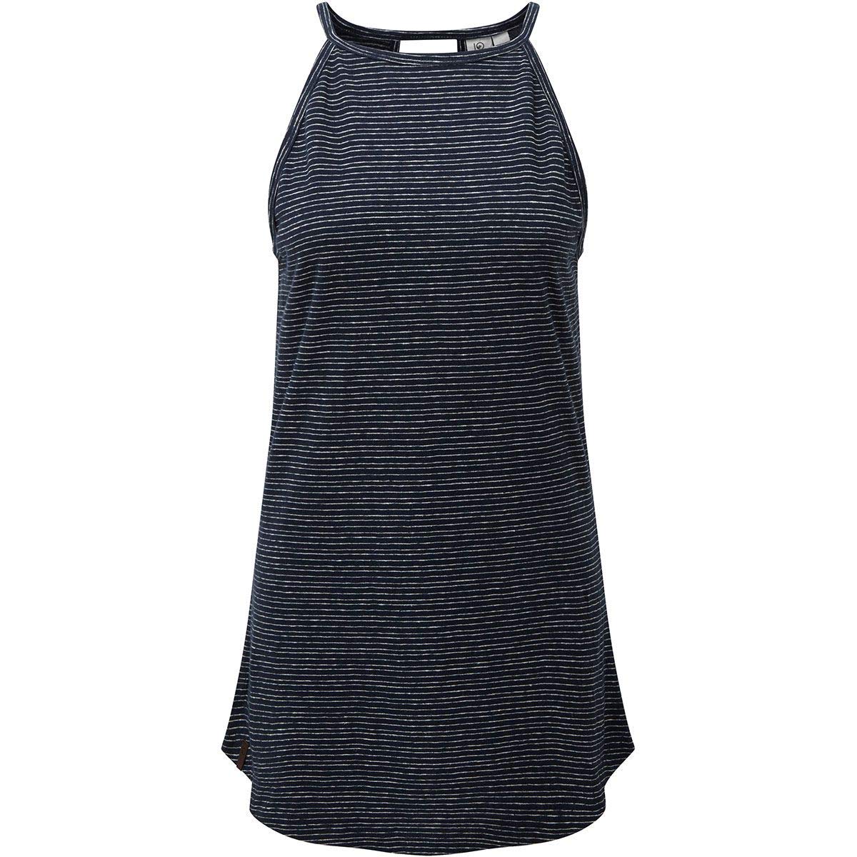 Icefall Tank Top Women dark ocean blue/elm white stripe 2020 Sleeveless Shirt