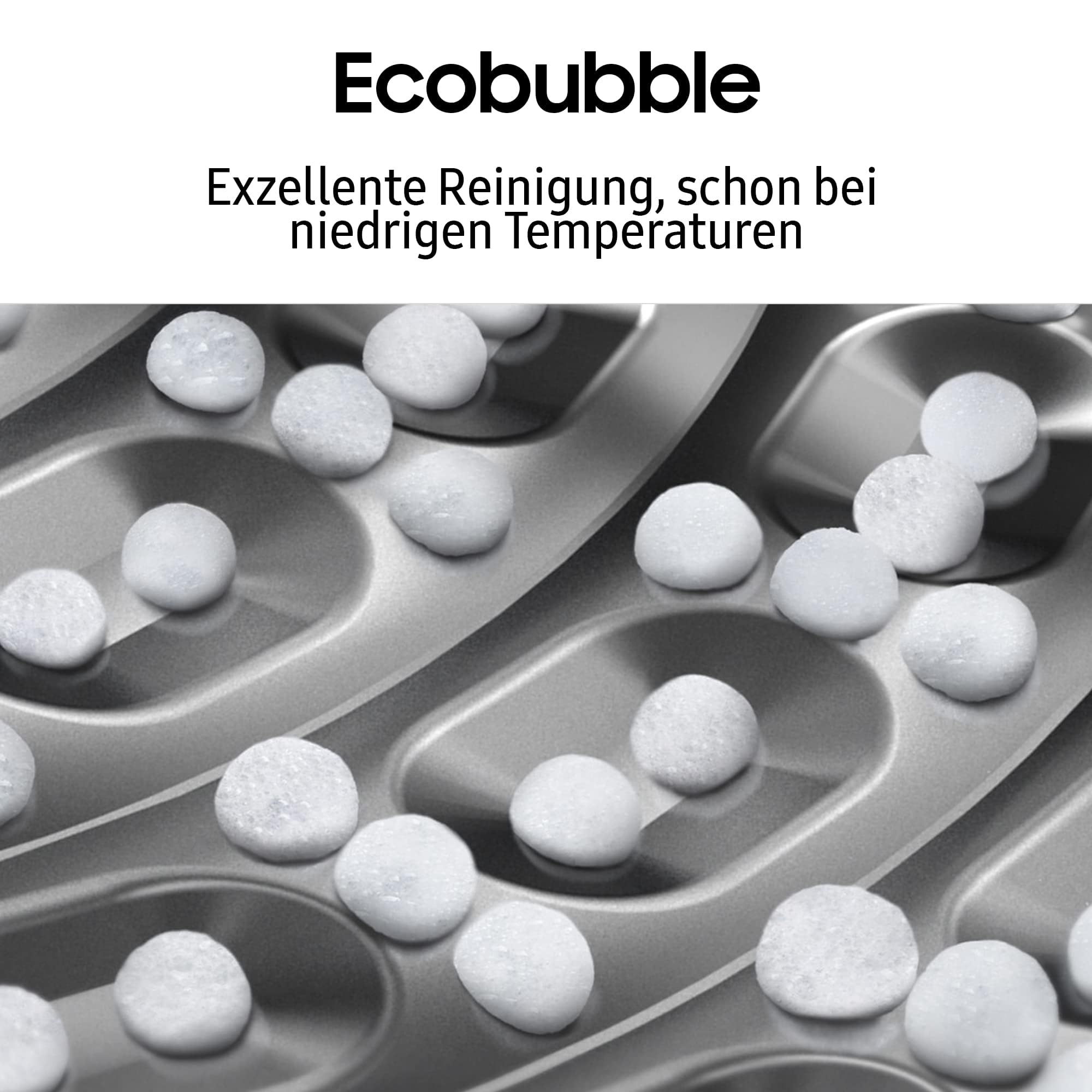 Samsung WD81T554ABW/S2 Waschtrockner, 8 kg, 6 kg, 1400 U/min, AddWash, Ecobubble, Weiß
