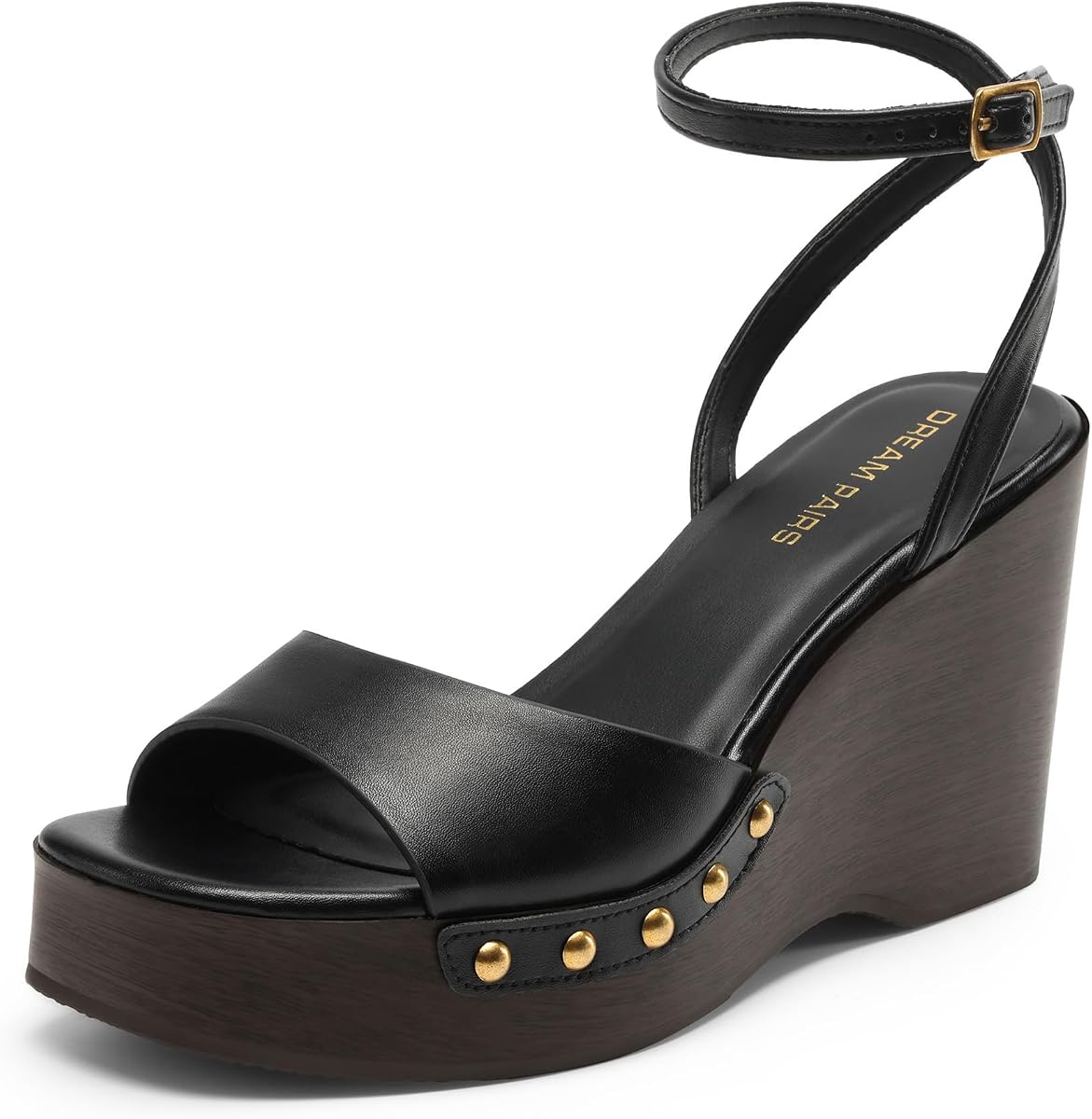 DREAM PAIRS Womens Strappy Espadrille Platform Wedge Sandals