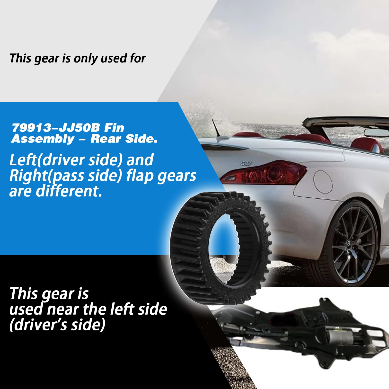 Amazon.com: Ciuouient 79913-JJ50B Convertible Flapper Gear