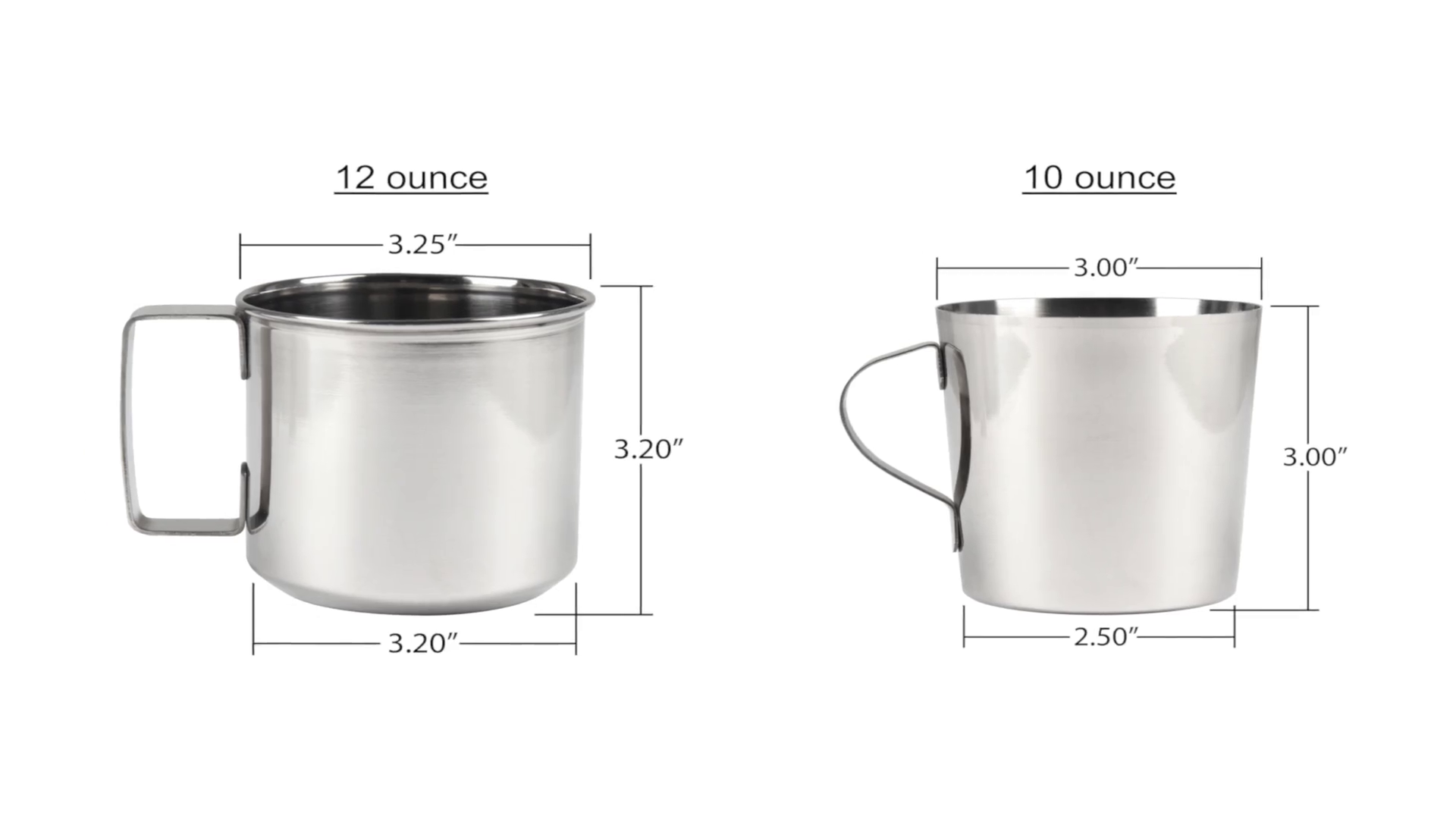 Amazon.com: Lindy's Stainless Steel 8 Ounce Drinking Cup with Handle,  Premium Unbreakable Drinking Cup with Handle : Home & Kitchen