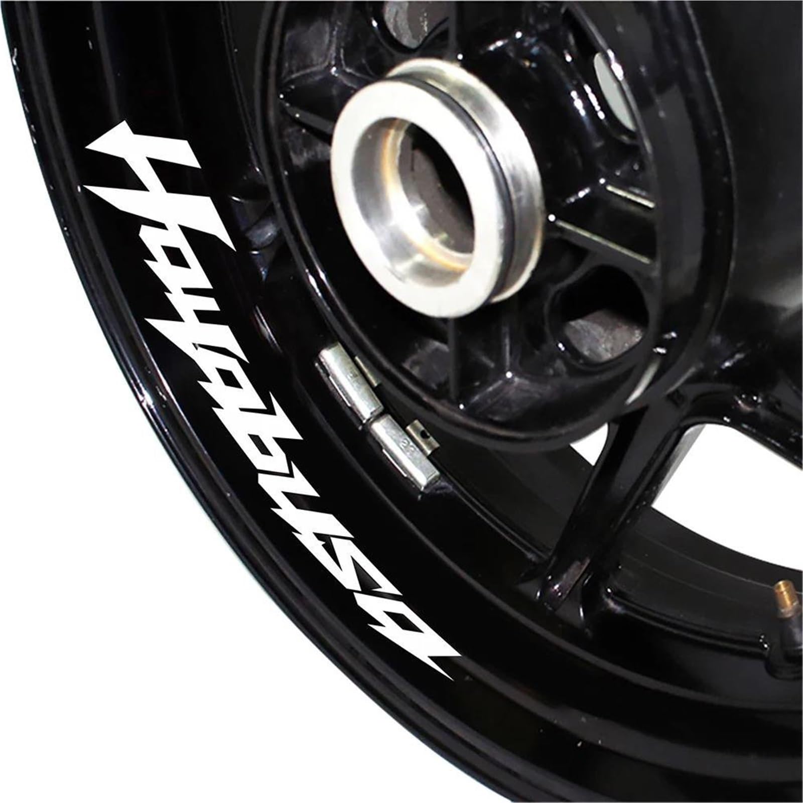 Motorcycle Wheel Sticker Rim Stripes Reflective Waterproof Decals for Suzuki for Hayabusa Motorbike(Color4)