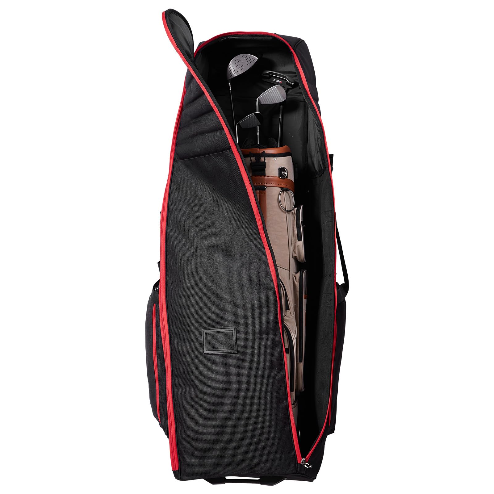 VEVOR Borsa da Viaggio per Golf, Custodia Morbida da Viaggio per Esterni, in Poliestere Oxford 1800D Resistente, Impermeabile, Imbottita con Ruote, Borsa Pieghevole per Mazze da Golf per Aereo