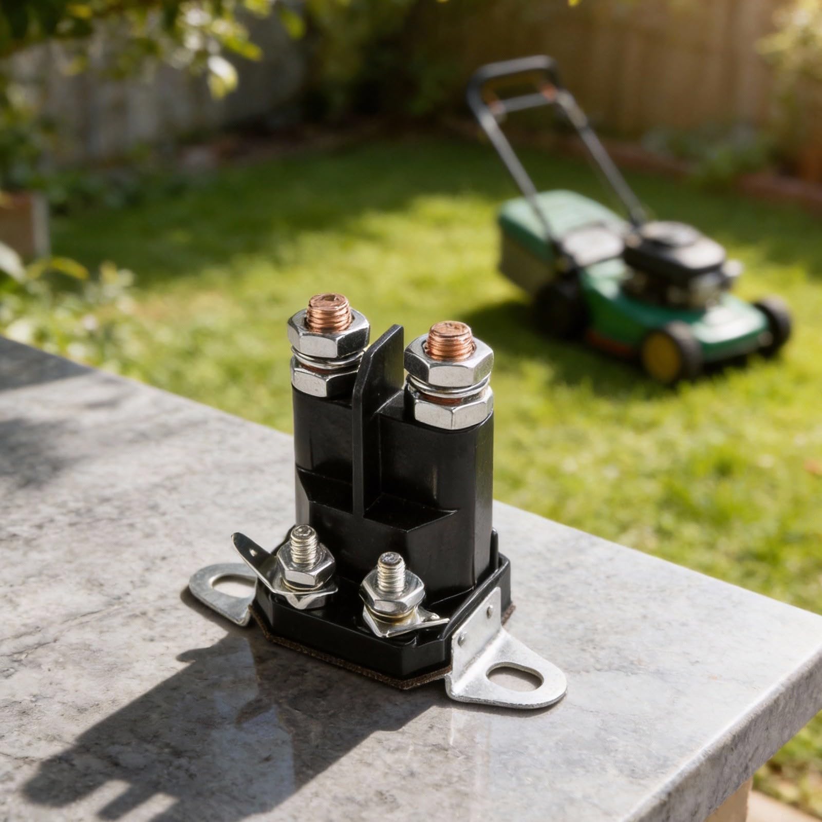 12 V 4-poliger Magnet-Rasenmäher Traktor, einfach zu installieren, Starterrelais, kompatibel mit Castel-Garden Sabo Herkules Gilson