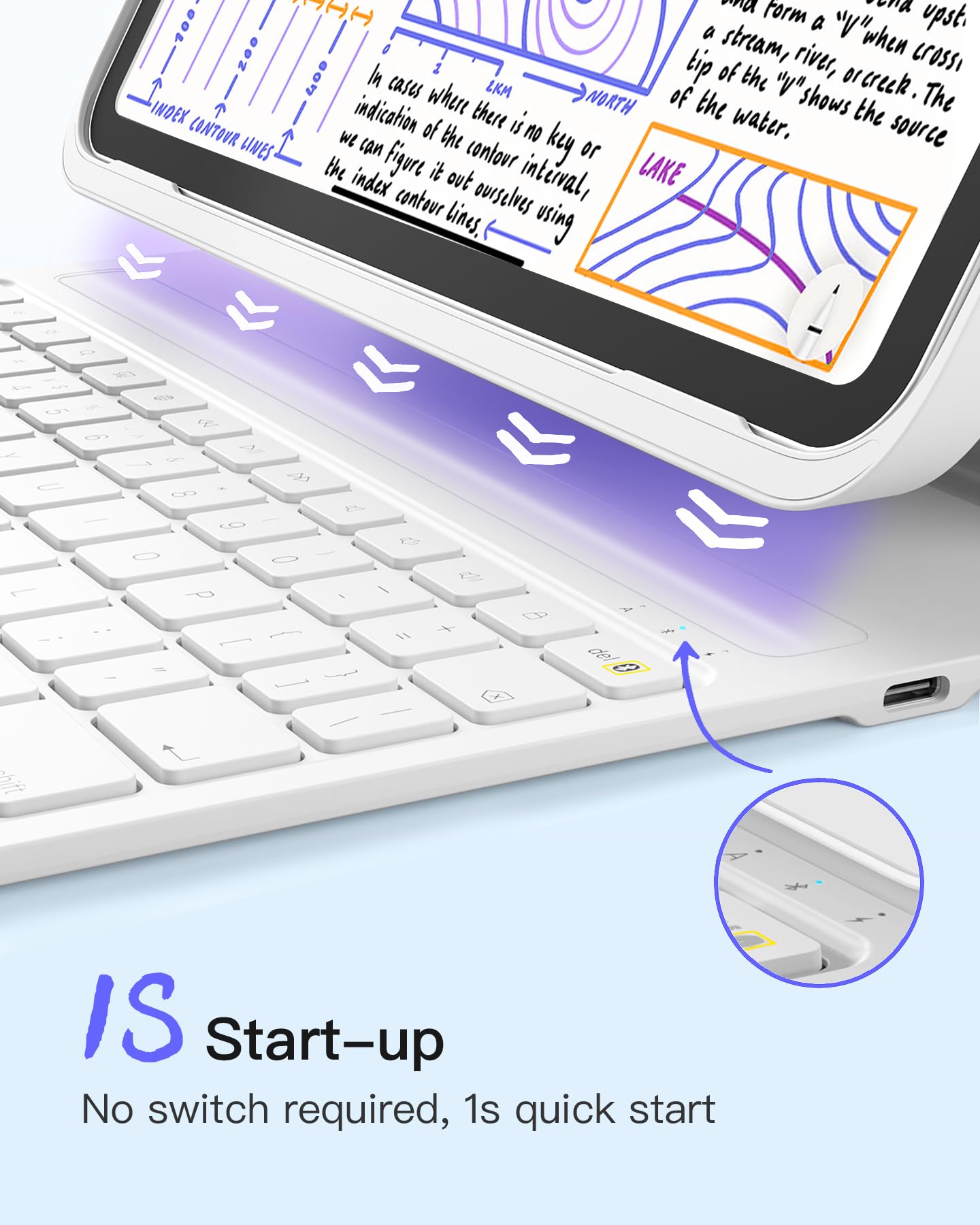 Amazon.com: Inateck for iPad 10th/11th Gen Case with Keyboard