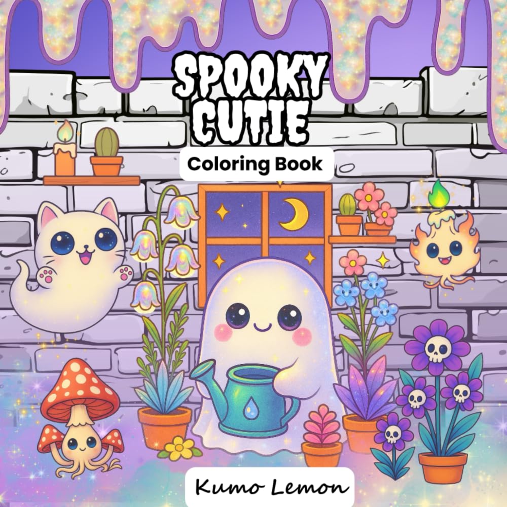 Spooky Cutie: Adorable Ghost Nights & Cozy Halloween Friends: Cute Ghosts, Cozy Skeletons, Kawaii Witches, Spooky Cats, Vampire Creatures and ... Cutie: Kawaii Haunted Coloring Series)