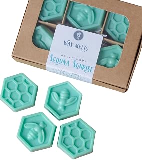 Strong Scented Wax Melts Sedona Sunrise, Natural Coco Wax Tarts 3 oz,Gift for Mom, Long Lasting Scent Cactus Flower Jade Aloe Agave